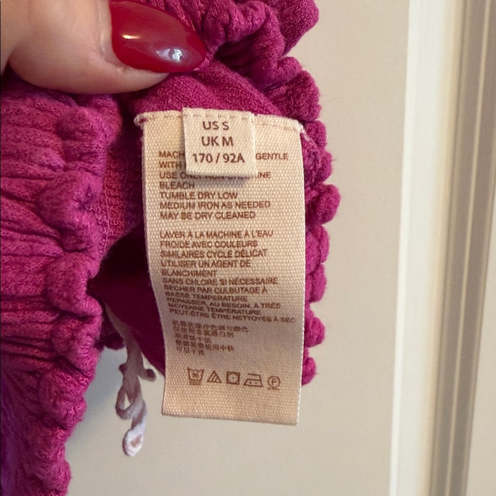 Free People Pink Ombre Ruffle Top - Picture 4 of 5